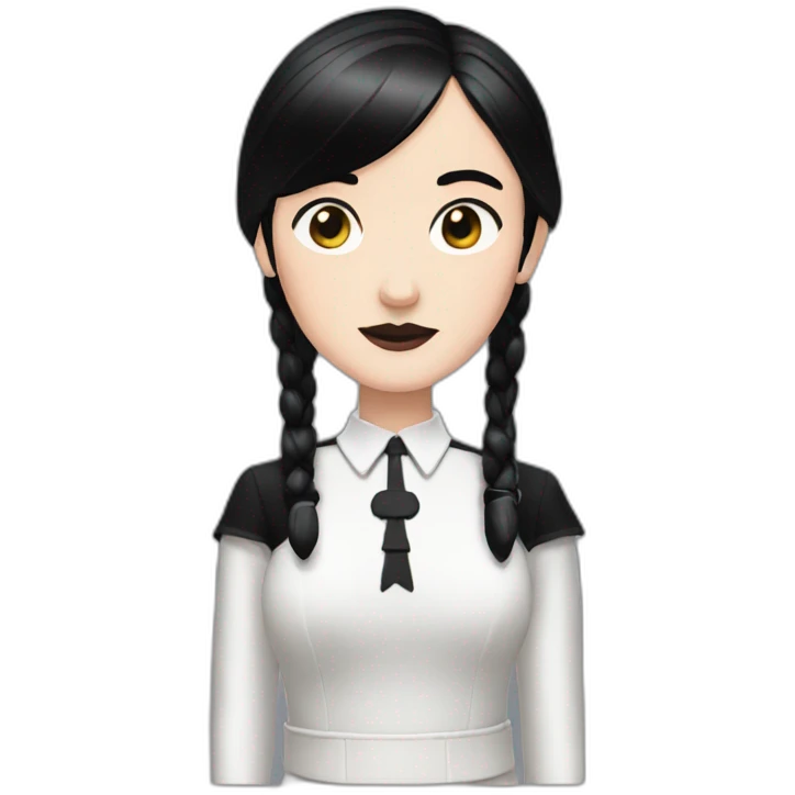 Wednesday Addams emoji