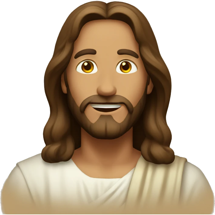 jesus happy emoji
