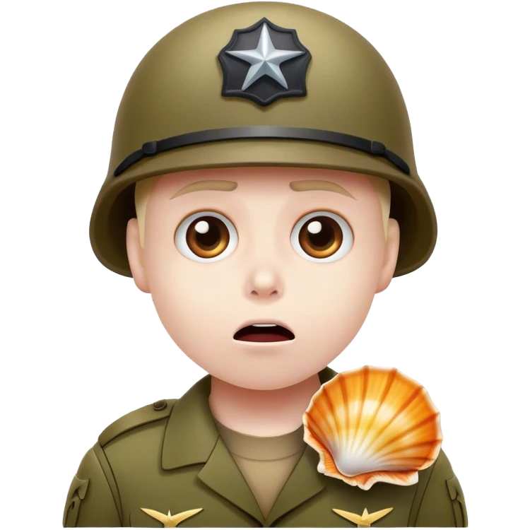 Shell shocked soilder emoji