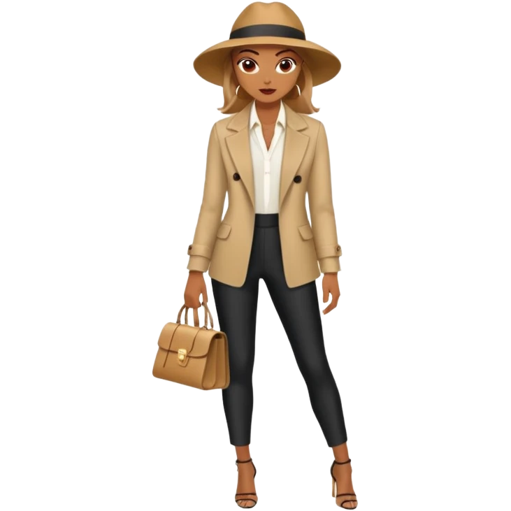 a fashion model slaying on the runway emoji