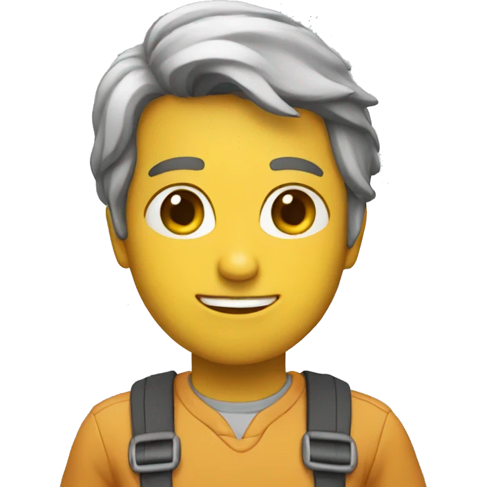 Una persona tomando  emoji