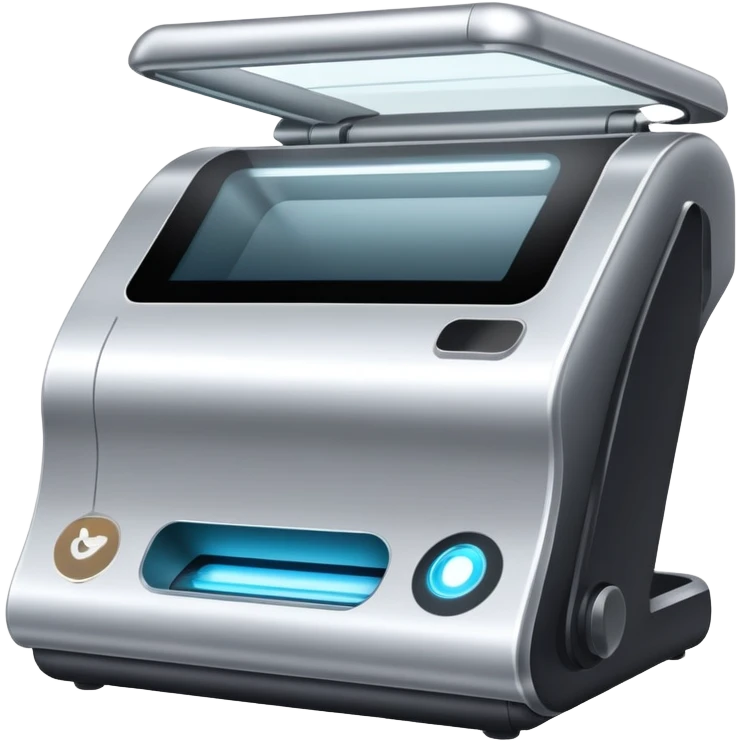 Máquina de depilación láser con rayos de luz emoji