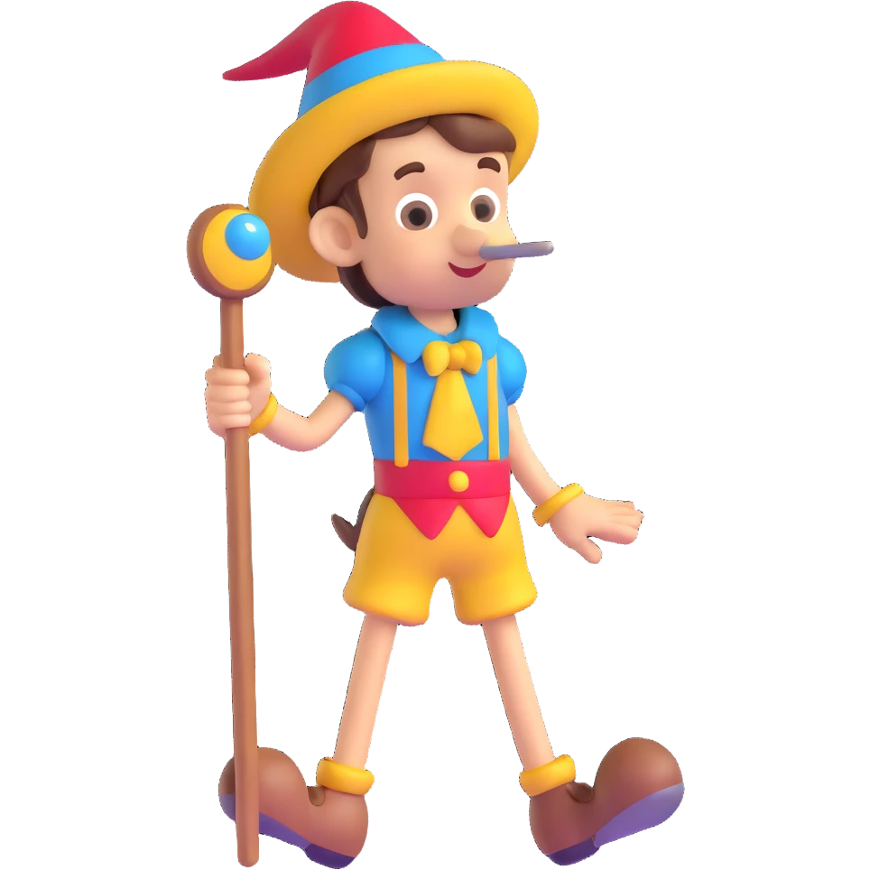 Pinocchio Disney style emoji