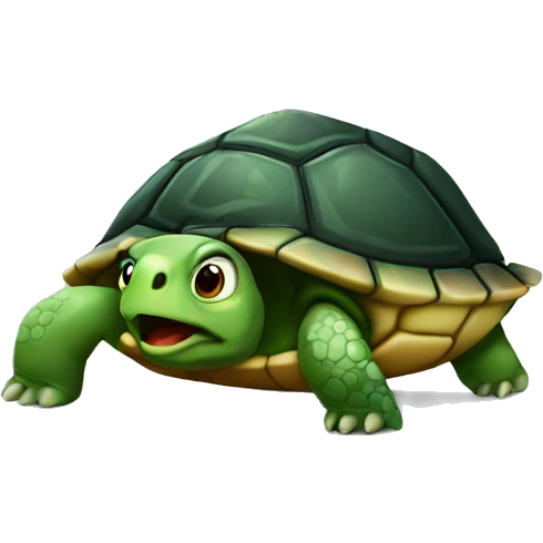 Shocked turtle  emoji