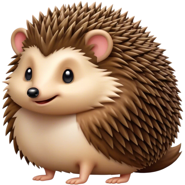 Hedgehog at a yard sale emoji