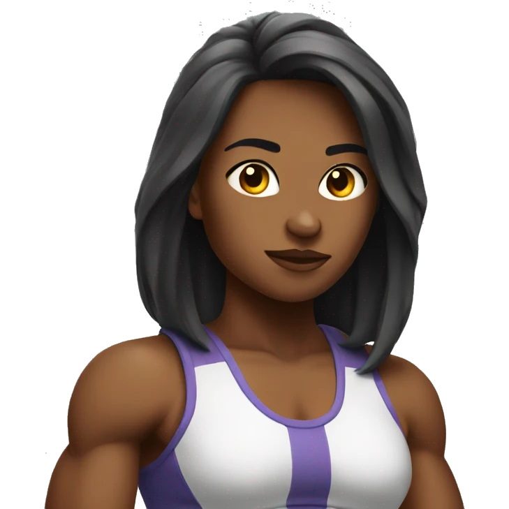 Strong and Muscular Girl emoji