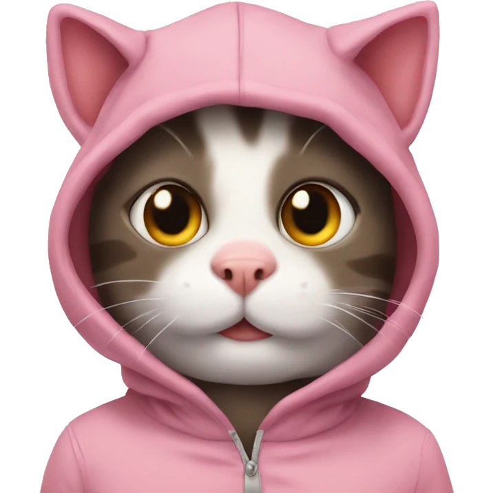 Cat in pig suit emoji