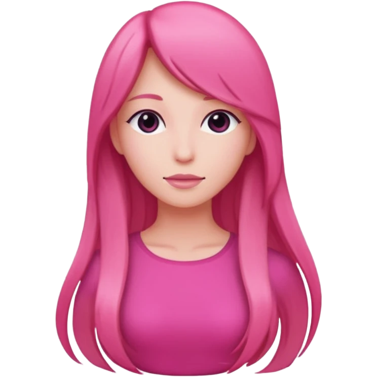 silueta de mujer rosa emoji