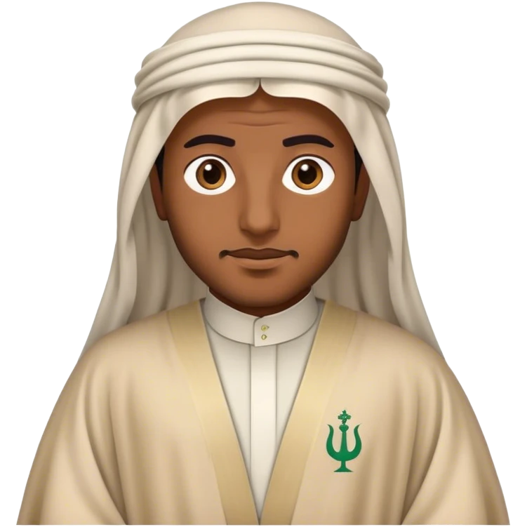 سعودي لابس بشت emoji