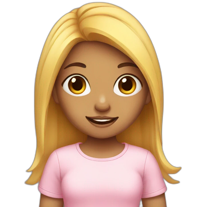 Cute girl emoji