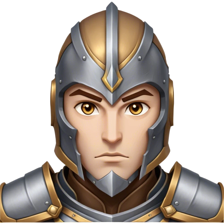 Cinematic Realistic WoW Human Warrior Portrait, head tilted epicly and inquisitively, showcasing a commanding presence and heroic grace. His chiseled features, resolute eyes, and meticulously crafted steel armor with leather accents in harmonious greys and bronzes are rendered with lifelike clarity and dramatic lighting, high shine, epic and awe-inspiring, embodying the spirit of a warrior poised for battle. emoji
