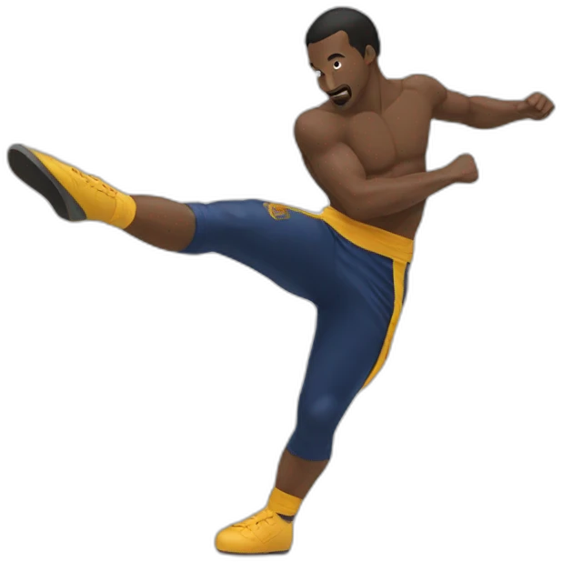 Spin kick emoji
