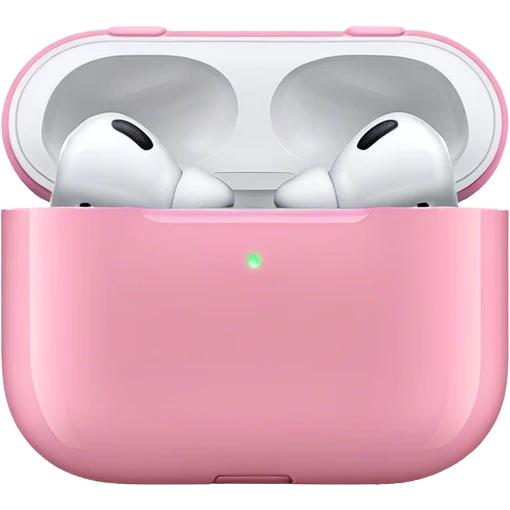 Air pods max pink emoji