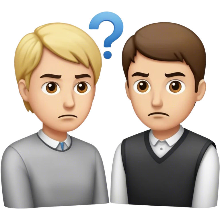 Having a debate emoji
