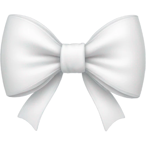 White bow  emoji