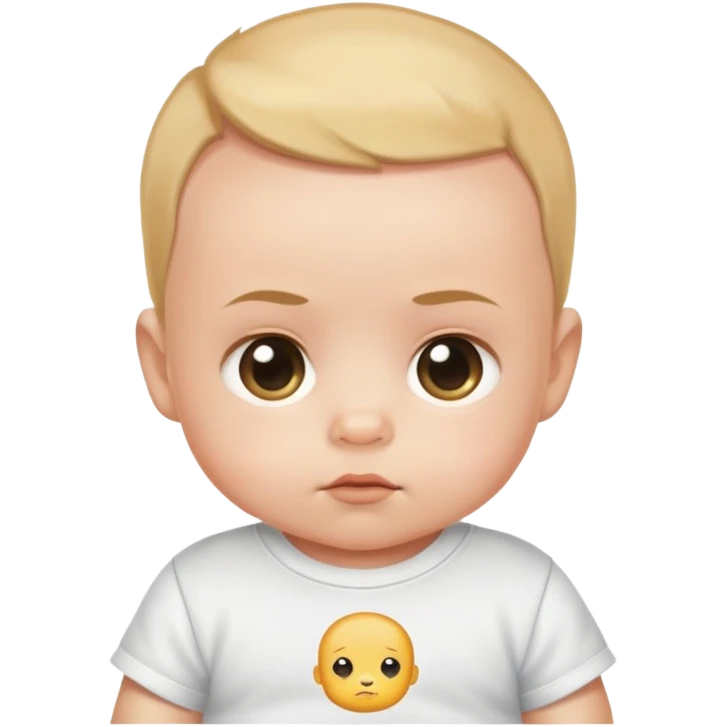 a baby wearing a shirt that says SKAWHM emoji