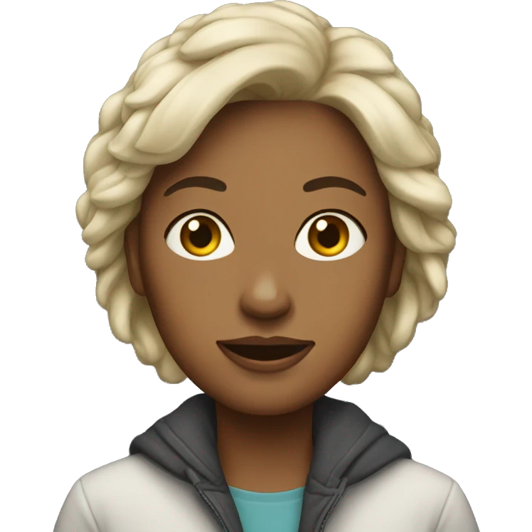 A woman wearing colonge emoji