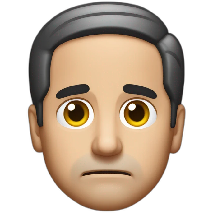 Michael Scott Puzzled Face emoji
