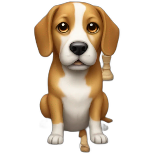 Dog chess emoji