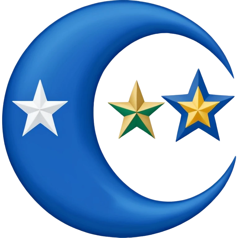 Turkstan flag🇹🇷🔵 emoji