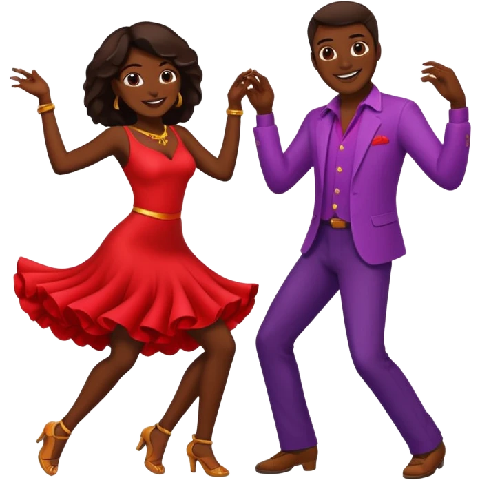 A couple dancing salsa emoji