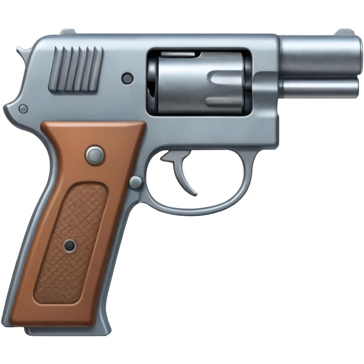 Gun, only magazine. emoji