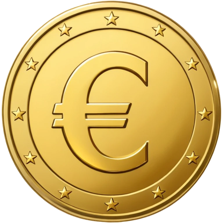 Euro coin emoji