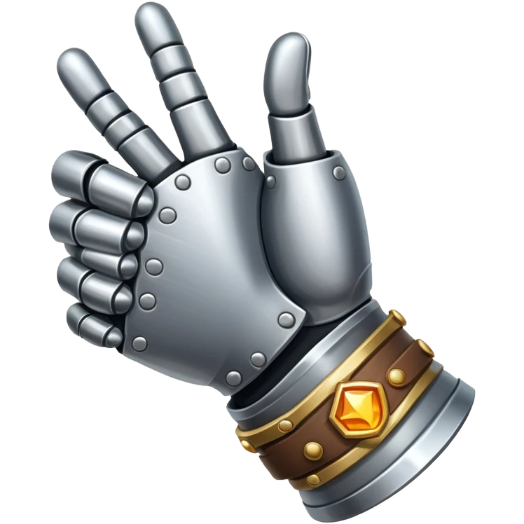 modern gauntlet thumb up emoji