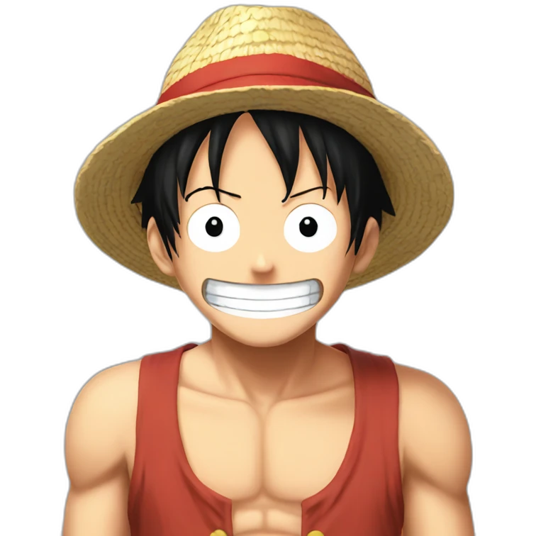 luffy one piece emoji