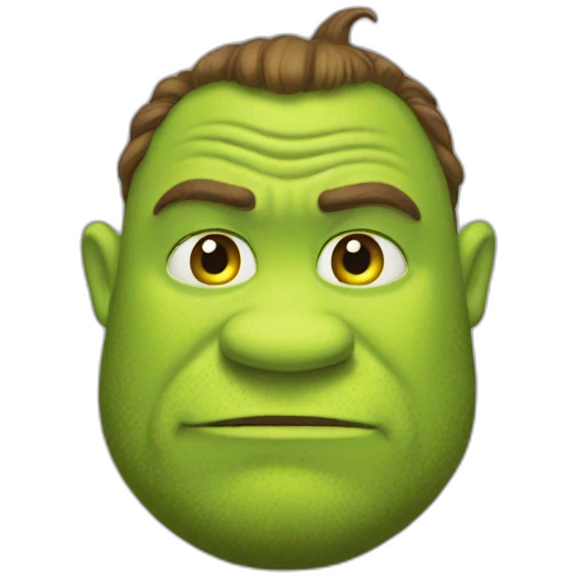 Invisible shrek emoji