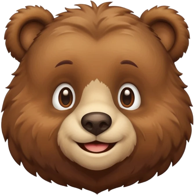 웃고 있는 곰 emoji