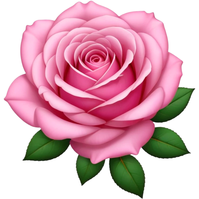 small pink rose emoji