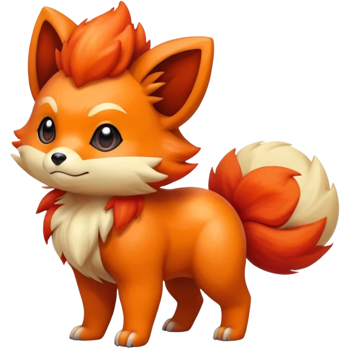 Vulpix-Growlithe-Fakémon-hybrid-creature (full body)  emoji