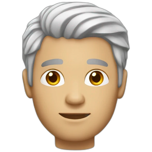 hombre de cabello claro emoji