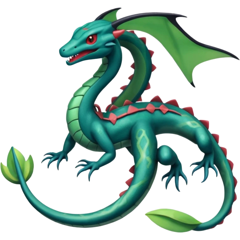 Zygarde-Salandit-Seadra-Parasect-Salamence-Rayquaza-Seviper-Salazzle-fusion emoji