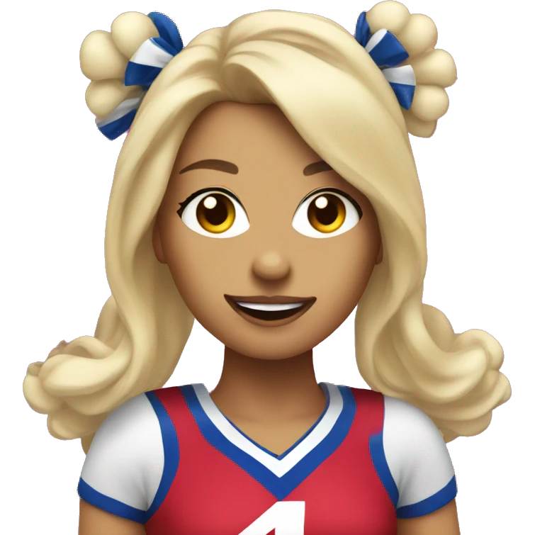 cheerleader with Pom poms emoji