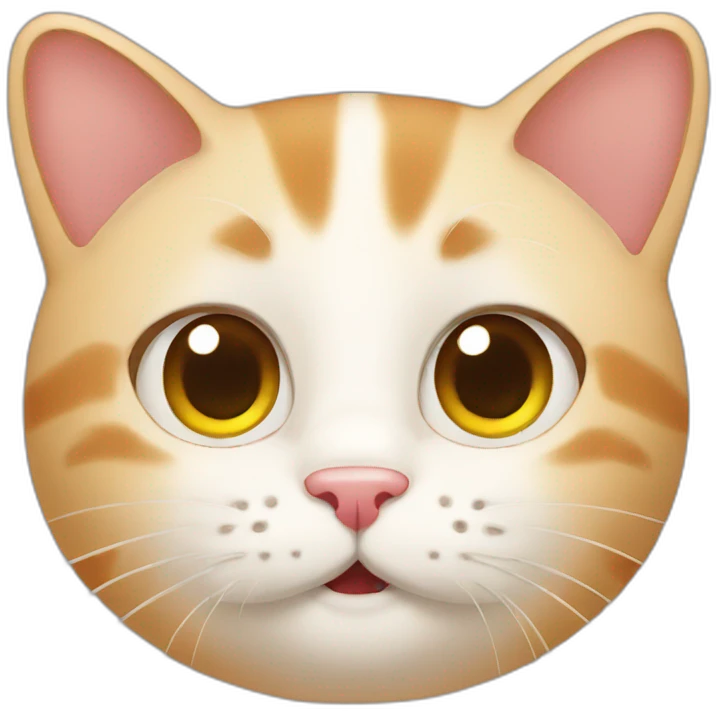 cat with face cute emoji