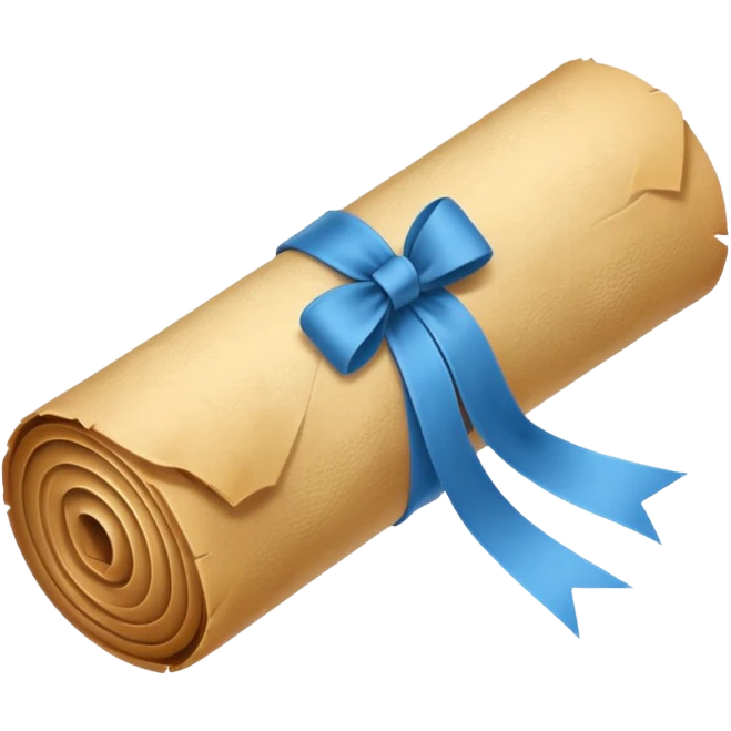 A roll of parchment  emoji