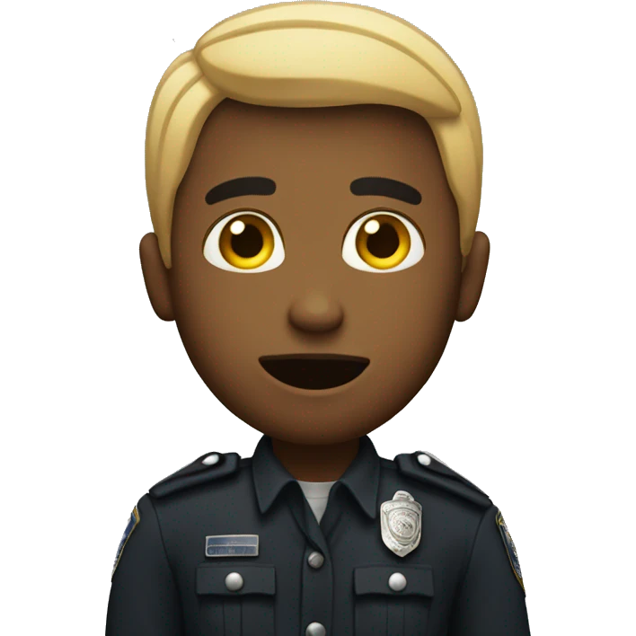 An american getting arrested  emoji