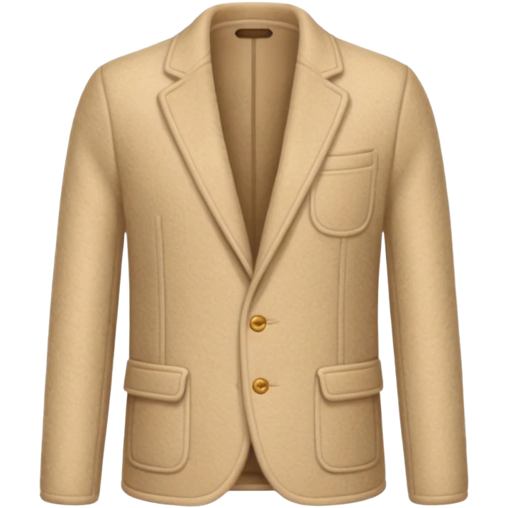 beige jacket emoji