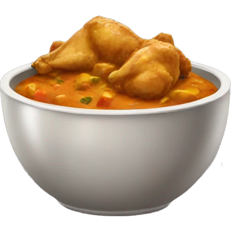 Chicken curry emoji