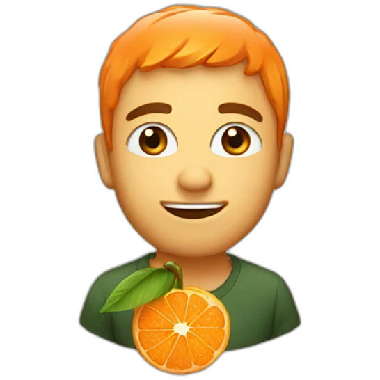 tangerine emoji