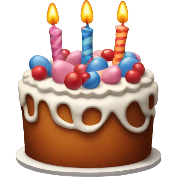 birthday cake 10 years emoji