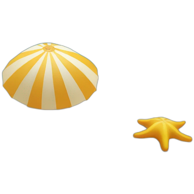 Soleil à la plage emoji
