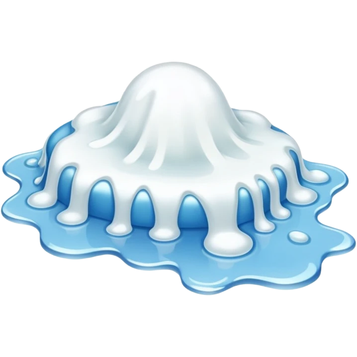 white goo emoji