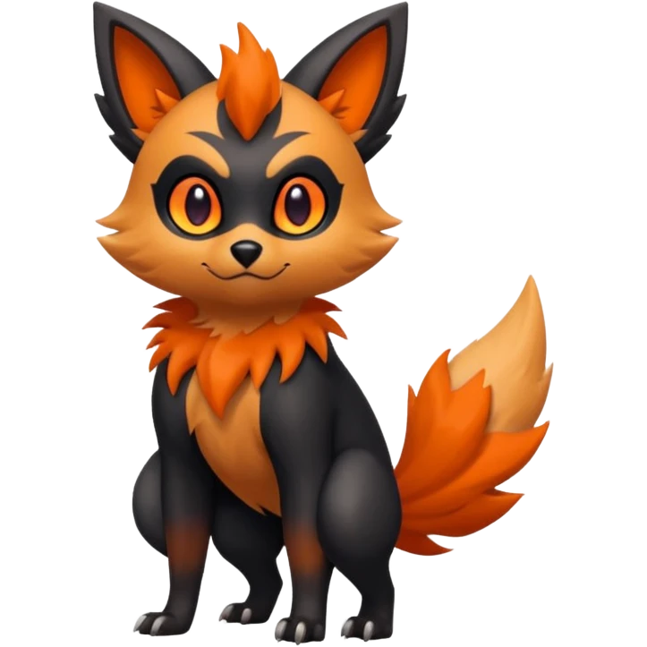 Zorua-Fakémon-hybrid-creature (full body)  emoji