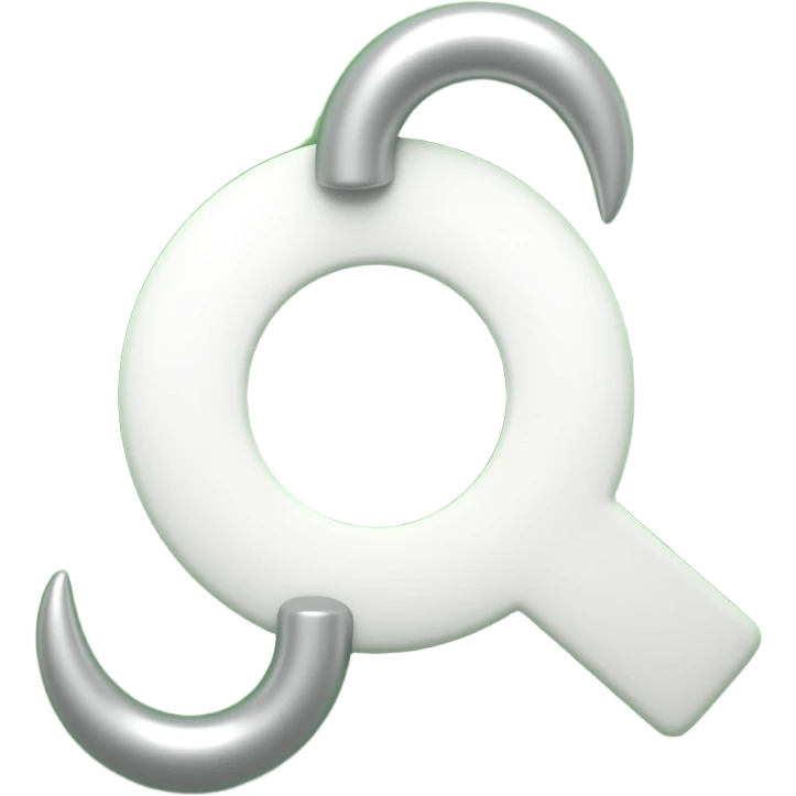 make me a iphone designed emoji of a green hook emoji