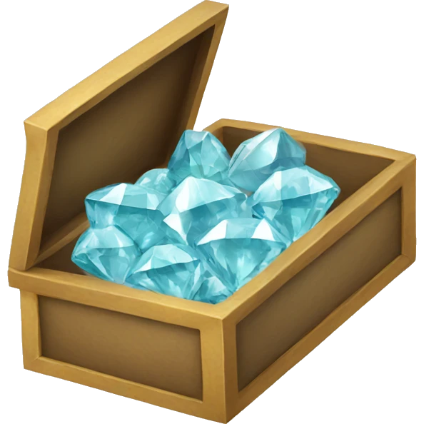  diamonds in box emoji