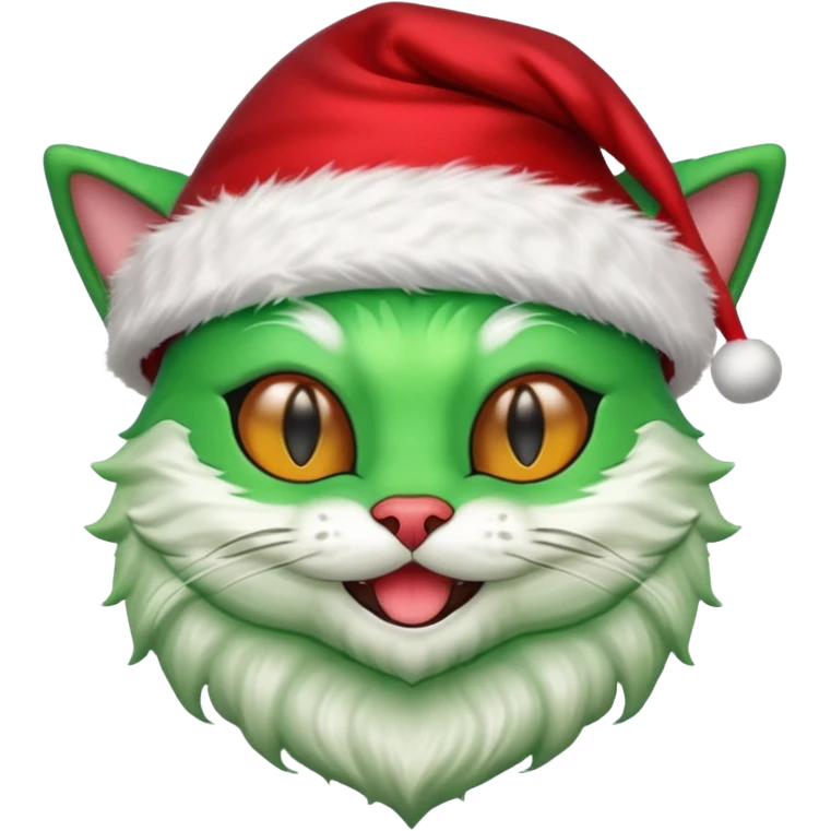 cat alein santa 
   emoji
