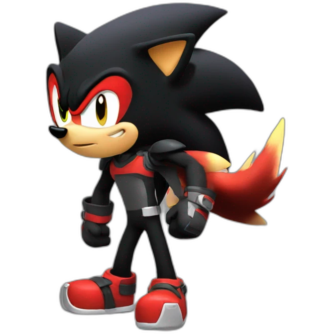 Shadow the hedgehog emoji